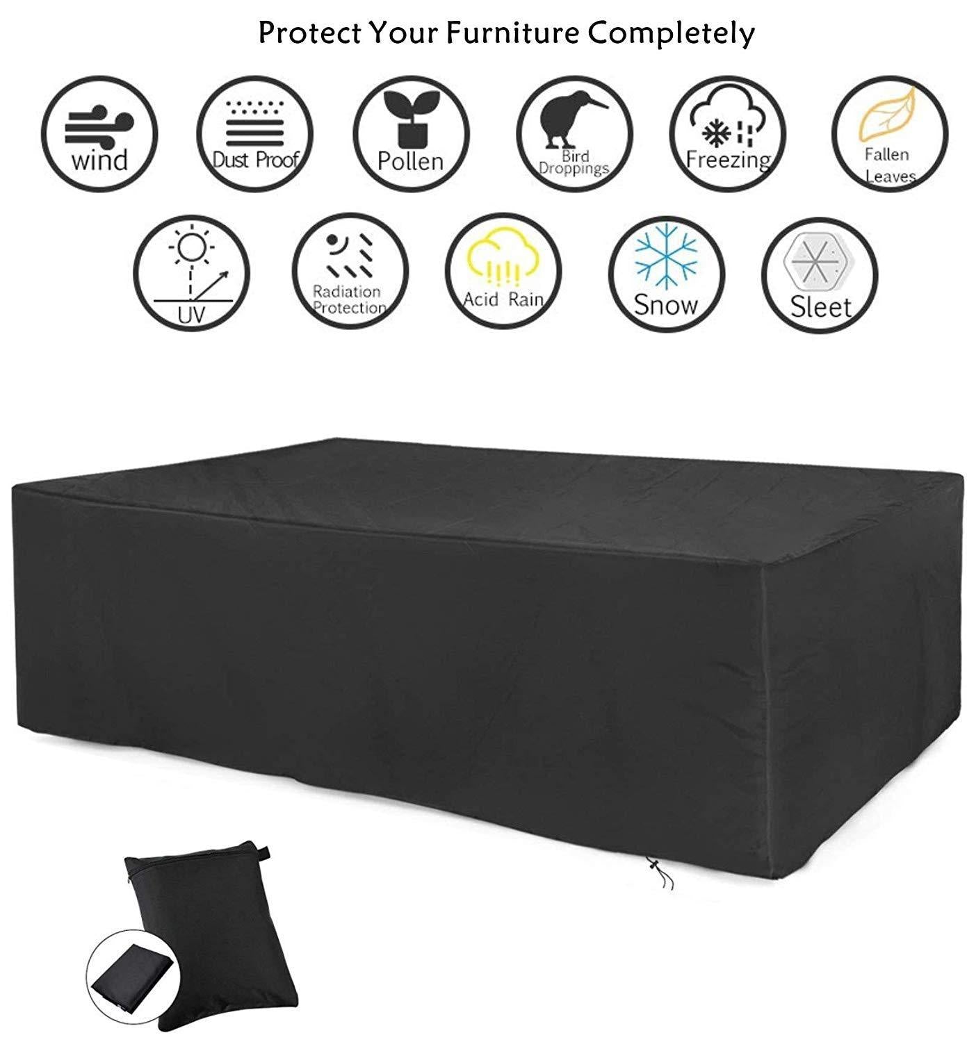 Hot Sale Oxford Cloth Outdoor Garden Waterproof Furniture Table Cover - Gardening Land