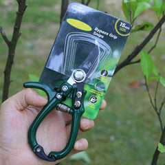 Multifunctional Garden Scissors Pruning Shears Manual With Safety Buckle Stainless Steel Spring Gardening Pruning Shear Branch Plant Cutter - Gardening Land