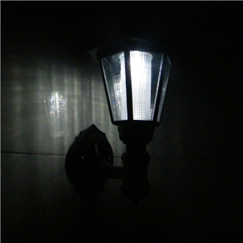 Outdoor solar hexagonal wall light, wall light, garden light - Gardening Land