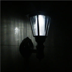 Outdoor solar hexagonal wall light, wall light, garden light - Gardening Land