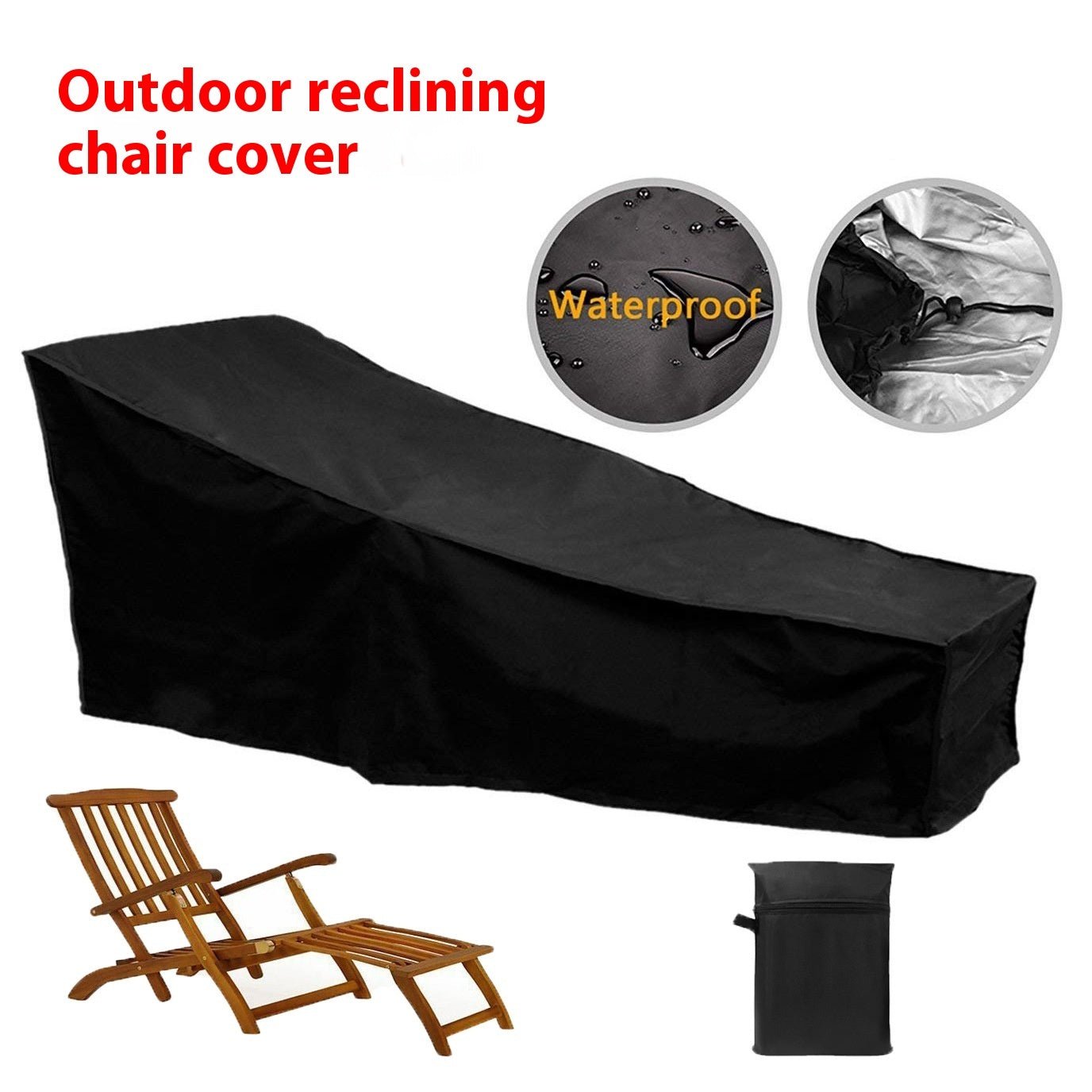 Outdoor Sun Waterproof Recliner Cover Garden Furniture Dustproof Cover - Gardening Land