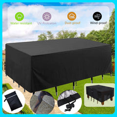 Patio Chair Table Cover Dust Proof Sofa Set Storage Bag Outdoor Garden Furniture Protector Waterproof Dustproof Organizer - Gardening Land