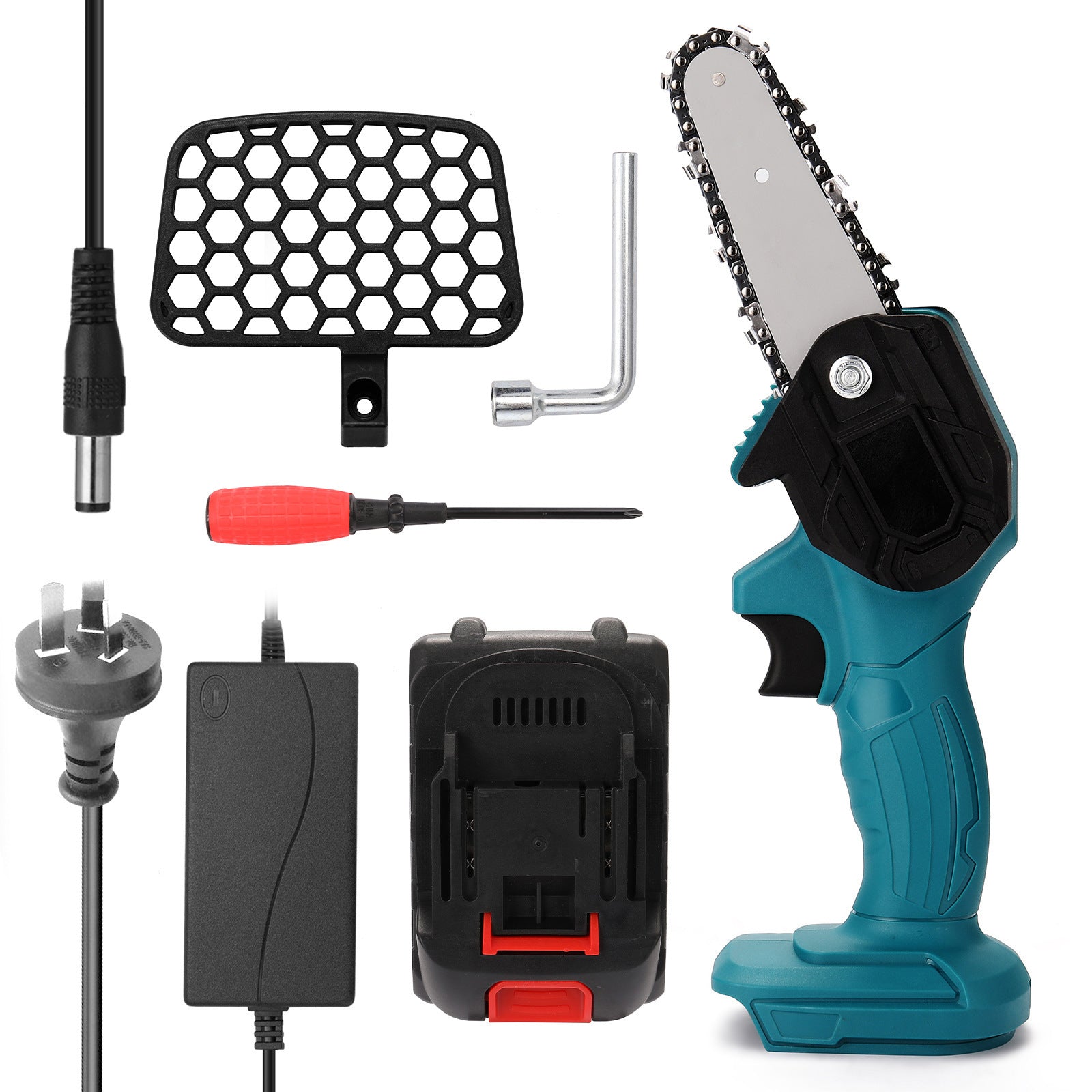 Portable Electric Chainsaw Handheld Electric Pruning Saw - Gardening Land