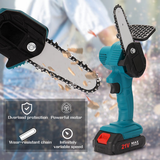 Portable Electric Chainsaw Handheld Electric Pruning Saw - Gardening Land