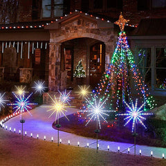 Solar Garden Light Courtyard Meteor Marquee - Gardening Land