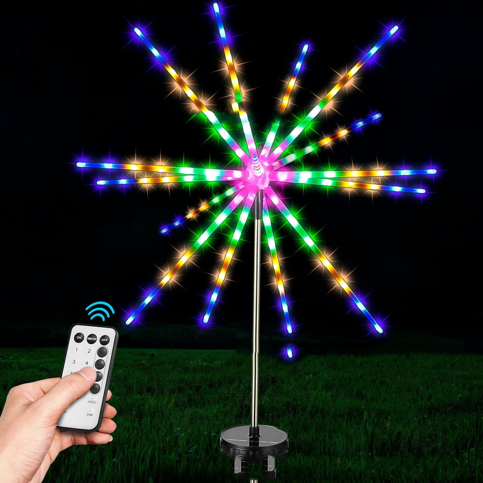 Solar Garden Light Courtyard Meteor Marquee - Gardening Land