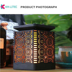 Solar Hanging Flame Torch Lights Flickering Light Waterproof Garden Decoration Outdoor Lawn Path Yard Patio Floor Lamps - Gardening Land