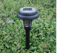 Solar Led Rechargeable Anti - Mosquito Lamp Electronic Fly Bug Zapper Insect Pest Uv Trap Outdoor Garden Lawn Lamp - Gardening Land