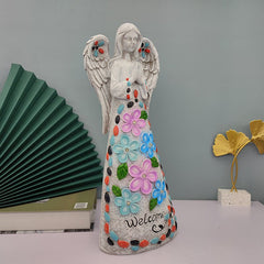Solar Light Sculpture Garden Garden Wings Decoration - Gardening Land