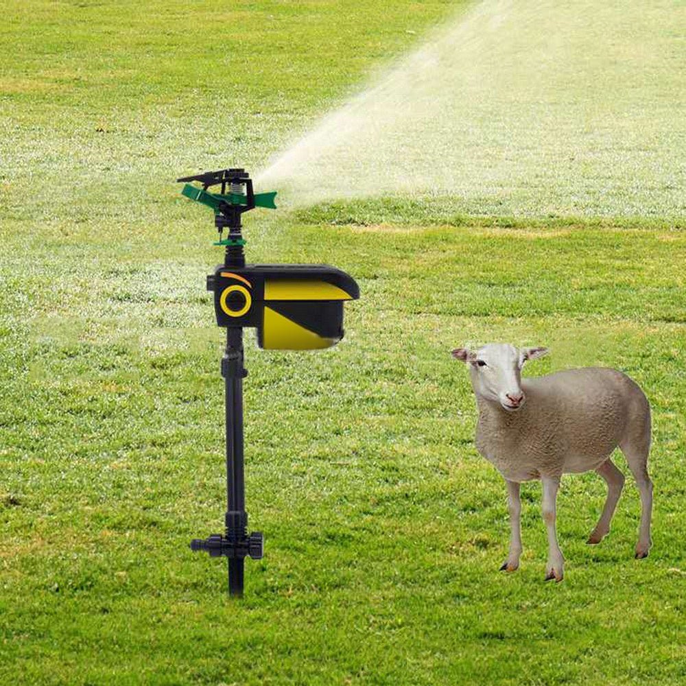 Solar Outdoor Pest Repellent Garden Sports Sprinkler Animal Waterer Bird Repellent - Gardening Land
