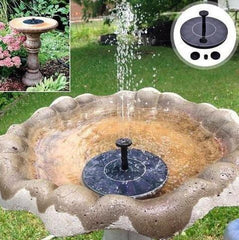 Solar Water Mercury Garden Miniature Floating Fountain - Gardening Land