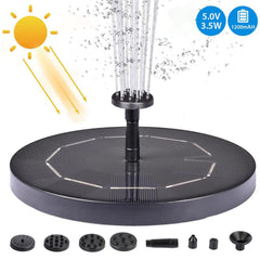 Solar Water Mercury Garden Miniature Floating Fountain - Gardening Land