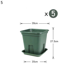 Thicken Root Control Pots Do Not Nest Roots Plastic Gallon Pots Creative Green Rose Clematis Planting Pots - Gardening Land