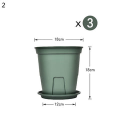 Thicken Root Control Pots Do Not Nest Roots Plastic Gallon Pots Creative Green Rose Clematis Planting Pots - Gardening Land