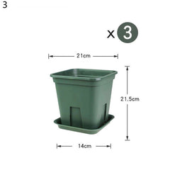 Thicken Root Control Pots Do Not Nest Roots Plastic Gallon Pots Creative Green Rose Clematis Planting Pots - Gardening Land