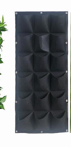 Wall Mount Hanging Planting Bags Home Supplies Multi Pockets DIY Grow Bag Planter Vertical Growing Vegetable Living Garden Bag - Gardening Land