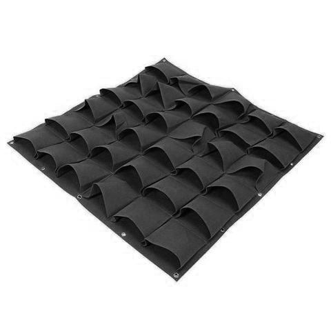 Wall Mount Hanging Planting Bags Home Supplies Multi Pockets DIY Grow Bag Planter Vertical Growing Vegetable Living Garden Bag - Gardening Land