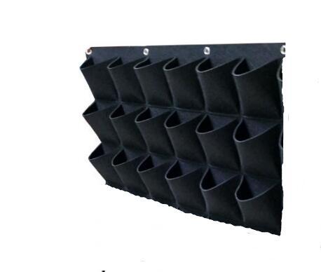 Wall Mount Hanging Planting Bags Home Supplies Multi Pockets DIY Grow Bag Planter Vertical Growing Vegetable Living Garden Bag - Gardening Land