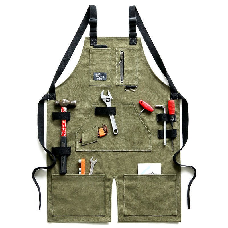 Work Clothes Gardening Artist Hand - made Hairdressing Waterproof Apron - Gardening Land